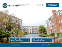 Tablet Screenshot of homeisnorthhaven.com